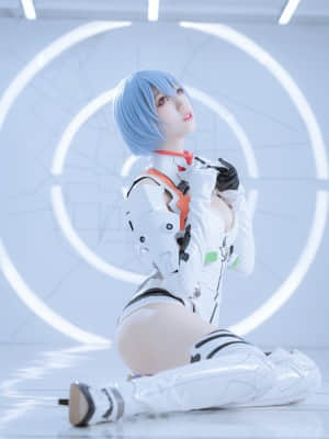 Coser@周叽是可爱兔兔 Vol.005 绫波丽 白战