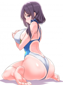 [ナイロン100% (ナイロン)] 巨乳が悩みの水泳部員 [中国翻訳]_004_003