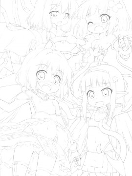 [巫毒汉化组] (サンクリ2019 Spring) [最果て空間 (緋乃ひの)] 怪しいクエストにご用心～! (えんどろ～!)_04