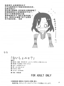 [猫在汉化] (めっさ気になるぅ2) [BlueMage (あおいまなぶ)] ないしょニャ? (ケムリクサ)_17