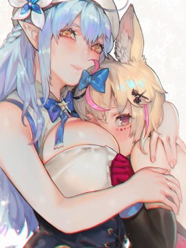 (FF37) [阿歐印的巡禮日(Aoin)] 依存性 (雪花ラミィ) (尾丸ポルカ) (ホロライブ) (バーチャルユーチューバー) [中国語] [無修正]_00020