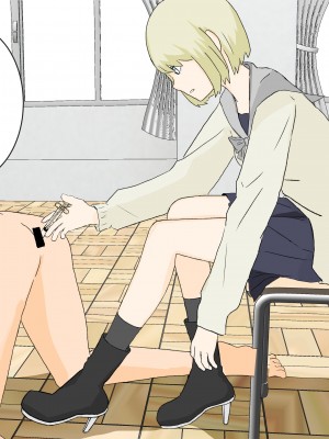 [顔印象零] 風紀委員の足責め懲罰 [雷电将军汉化]_32